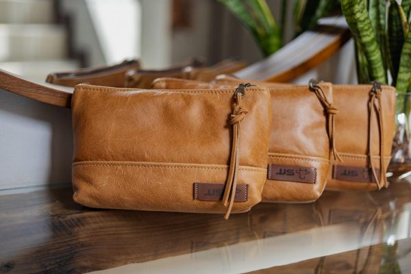 Leather Make Up Bag (Set Of 3) - Image 8