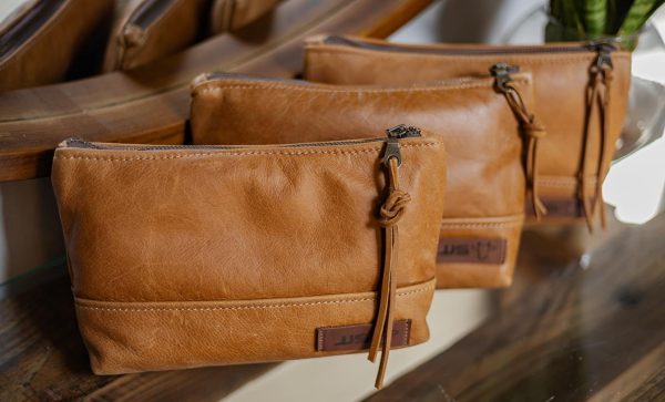 Leather Make Up Bag (Set Of 3) - Image 10