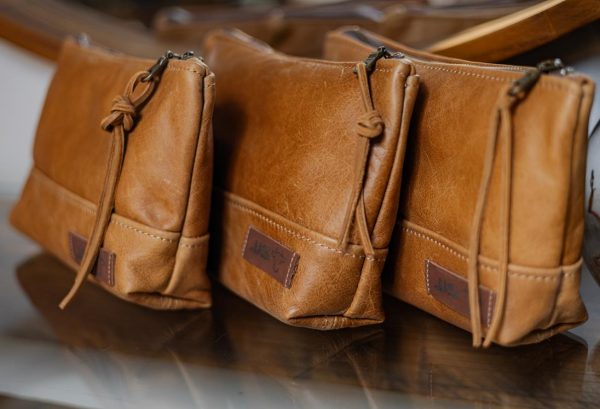 Leather Make Up Bag (Set Of 3) - Image 3