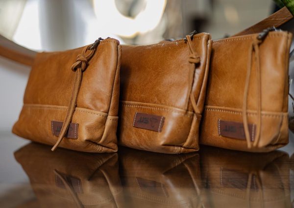 Leather Make Up Bag (Set Of 3) - Image 4