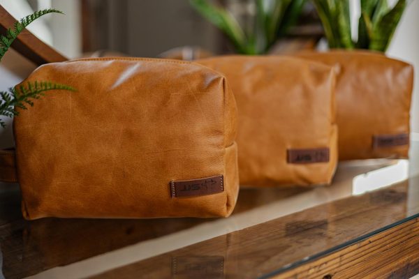 Leather Make Up Bag (Set Of 3) - Image 6
