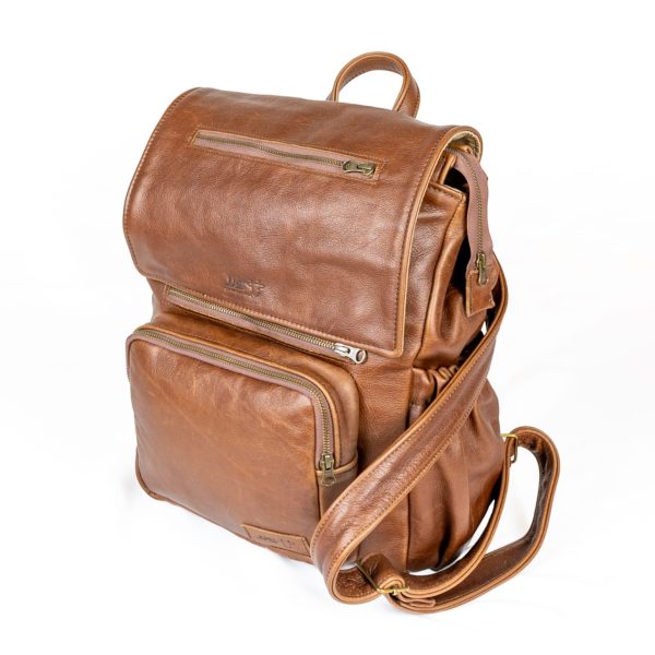 Medium Leather Nappy Bag - Image 7