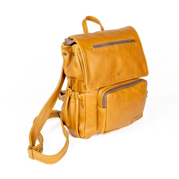 Medium Leather Nappy Bag - Image 4