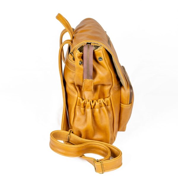 Medium Leather Nappy Bag - Image 5