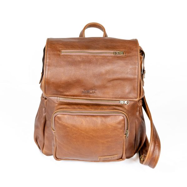 Medium Leather Nappy Bag - Image 6